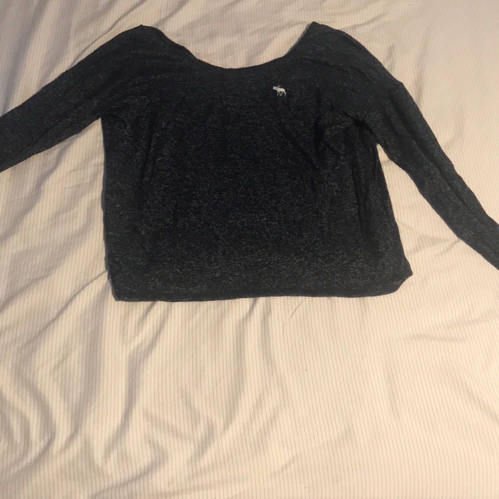 Hollister long sleve crop top